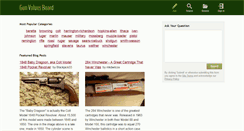 Desktop Screenshot of gunvaluesboard.com